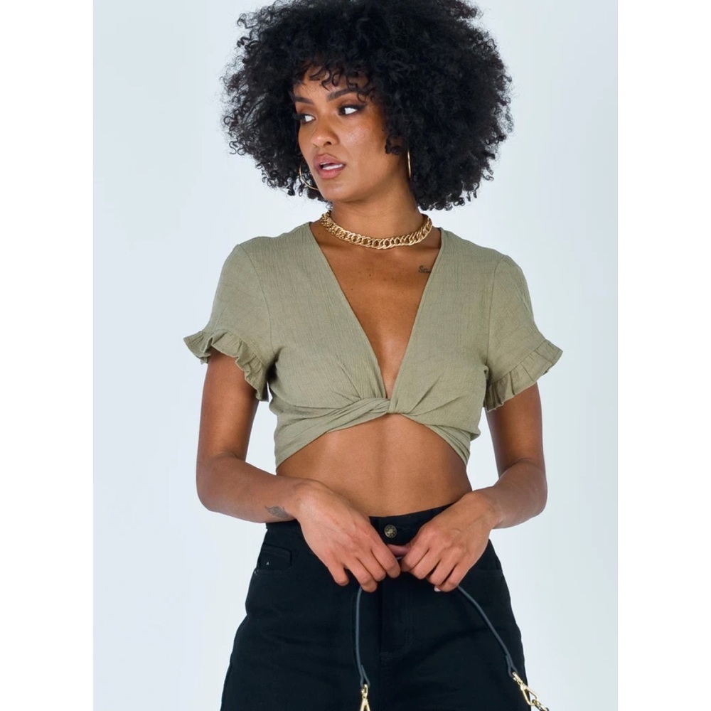 Princess Polly Honey Honey Tie Top